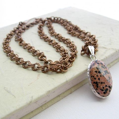 Rose Initial Necklace